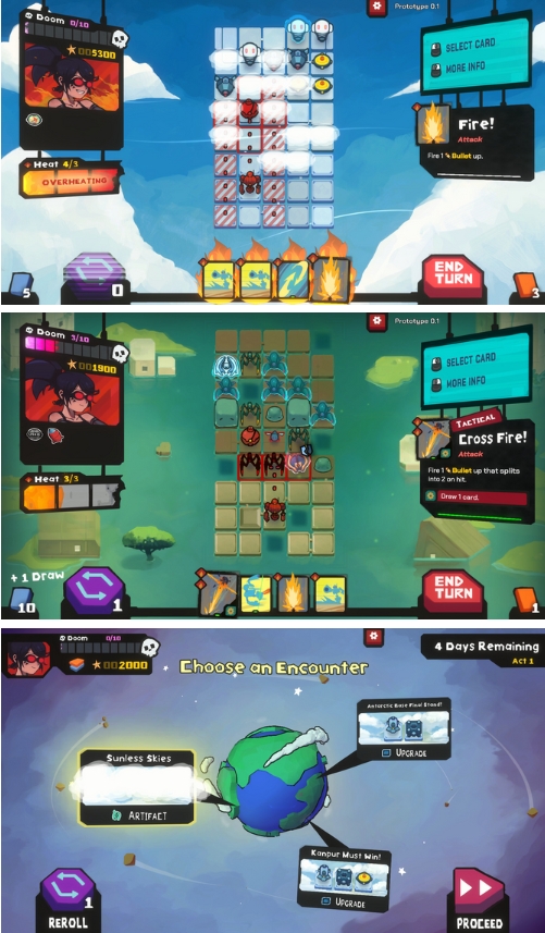 《星之侵略者》Steam试玩发布 卡牌构筑机甲射击-第2张图片