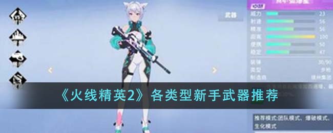 《火线精英2》各类型新手武器推荐-第1张图片