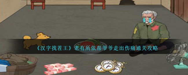 《汉字找茬王》老有所依帮爷爷走出伤痛通关攻略-第1张图片