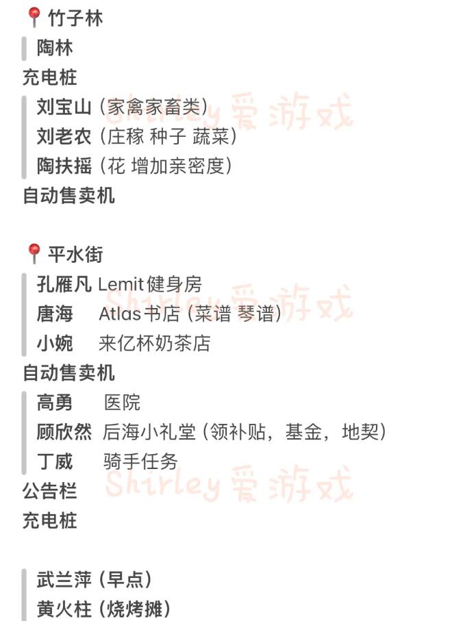 小生活npc位置表-第2张图片