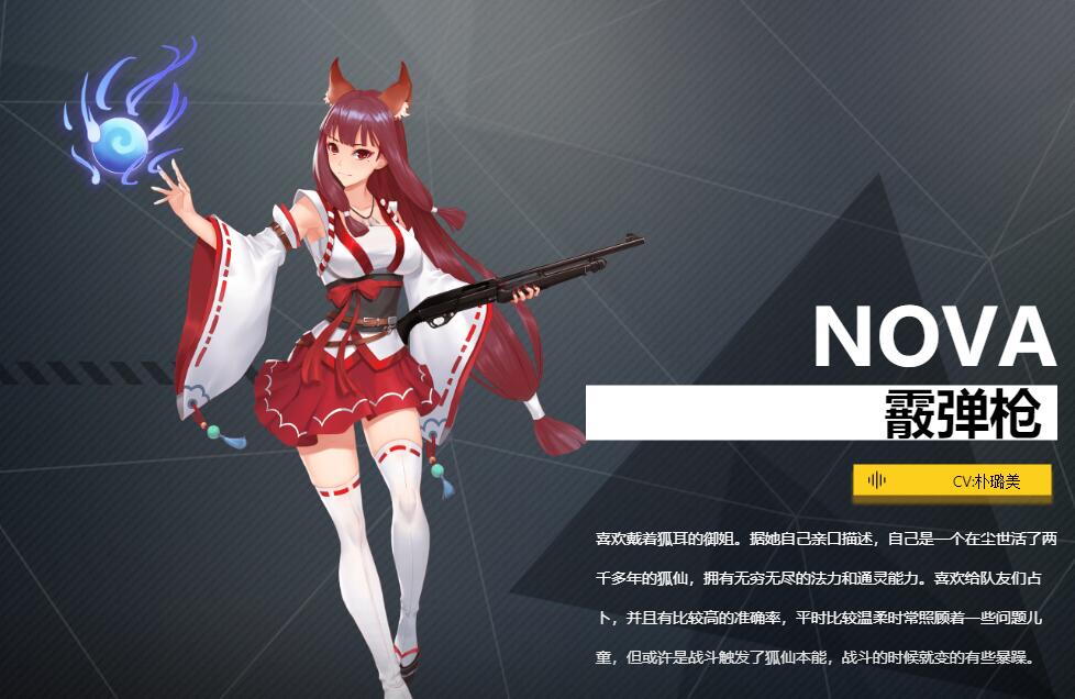 《银翼计划》霰弹枪NOVA角色介绍-第2张图片