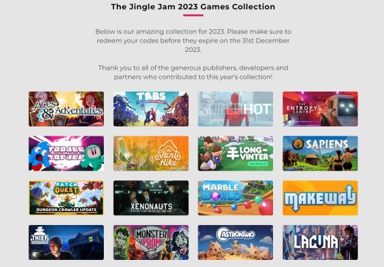 电子游戏筹款活动“Jingle Jam”自2011年以来已筹集超过2500万英镑-第3张图片 电子游戏筹款活动“Jingle Jam”自2011年以来已筹集超过2500万英镑-第3张图片