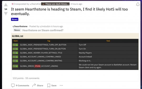 下一个登陆Steam的暴雪游戏可能是《炉石传说》-第5张图片 下一个登陆Steam的暴雪游戏可能是《炉石传说》-第5张图片
