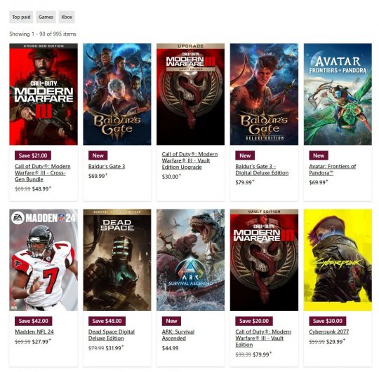 《博德之门3》已经是Xbox平台最畅销的游戏-第2张图片
