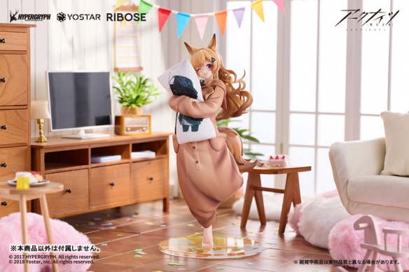 慵懒可爱兽耳娘！《明日方舟》刻俄柏睡衣派对手办-第4张图片