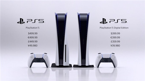 PS5售价正式公布：光驱版499刀数字版399刀-第1张图片