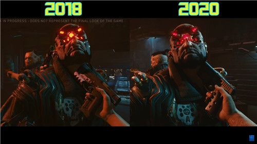 网友晒《赛博朋克2077》18/19年与今年画面对比 有进步-第3张图片