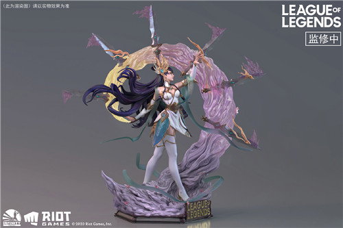 开天工作室与拳头合作推出LOL玉剑传说艾瑞莉娅雕像-第2张图片