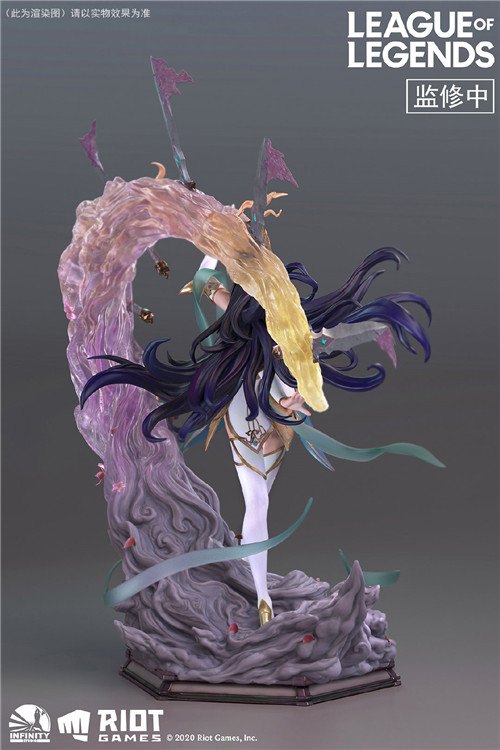 开天工作室与拳头合作推出LOL玉剑传说艾瑞莉娅雕像-第3张图片
