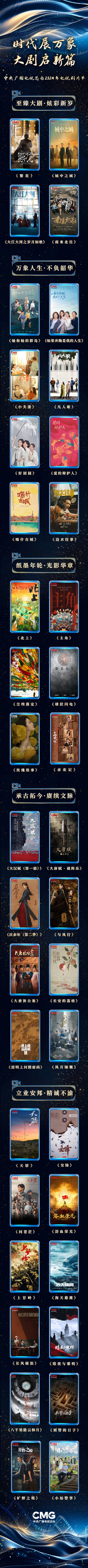 央视2024年电视剧片单出炉：腾讯最火剧集续作《庆余年2》在列-第1张图片