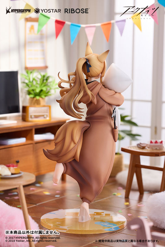 慵懒可爱兽耳娘！《明日方舟》刻俄柏睡衣派对手办-第2张图片