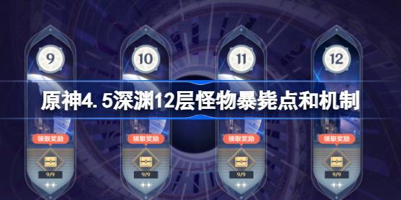 《原神4.5深渊》12层怪物解析《原神4.5深渊》12层怪物的暴毙点及机制-第1张图片