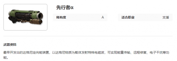 埃塔时代的先驱阿尔法武器介绍-第2张图片
