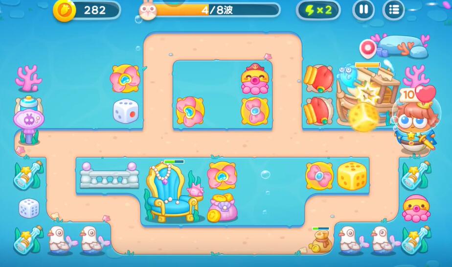 保卫萝卜4之女海第112关游戏攻略-第6张图片