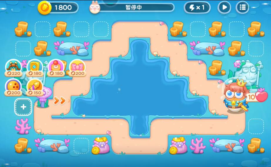 保卫萝卜的女儿4之海第109关游戏攻略-第1张图片