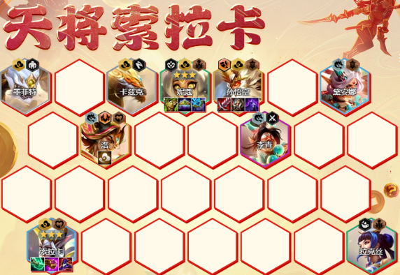 云顶之弈s11怎么玩云顶之弈s11会推荐索拉卡的阵容。-第2张图片
