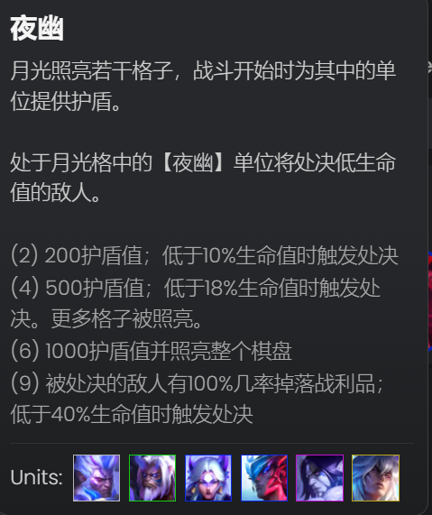 云顶之弈S11之夜尤勇恩阵容搭配推荐云顶之弈S11之夜尤勇恩如何搭配?-第4张图片 云顶之弈S11之夜尤勇恩阵容搭配推荐云顶之弈S11之夜尤勇恩如何搭配?-第4张图片