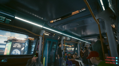 《2077》的地铁系统最初是作为角色扮演部分设计的。-第2张图片