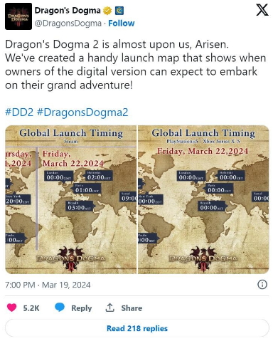 卡普空宣布《龙之信条2》全球发售日期。-第2张图片