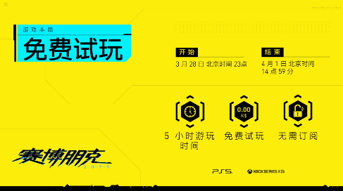 《赛博朋克2077》只有5个小时的试映时间，将于28日上映。-第1张图片