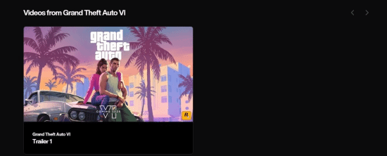 第二个预告要来了？R星将GTA6视频添加到官网列表-第1张图片