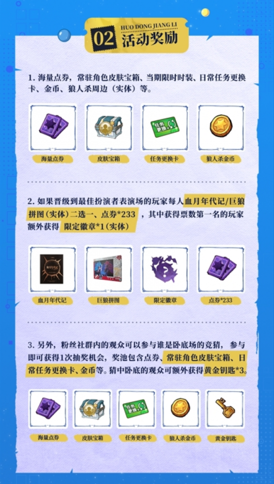 沉浸式演绎，欢乐推理！狼人杀首个官方粉丝社区玩法活动开启！-第3张图片