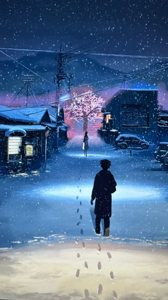 《秒速五厘米》上映17周年！新海诚公开未采用版海报-第1张图片