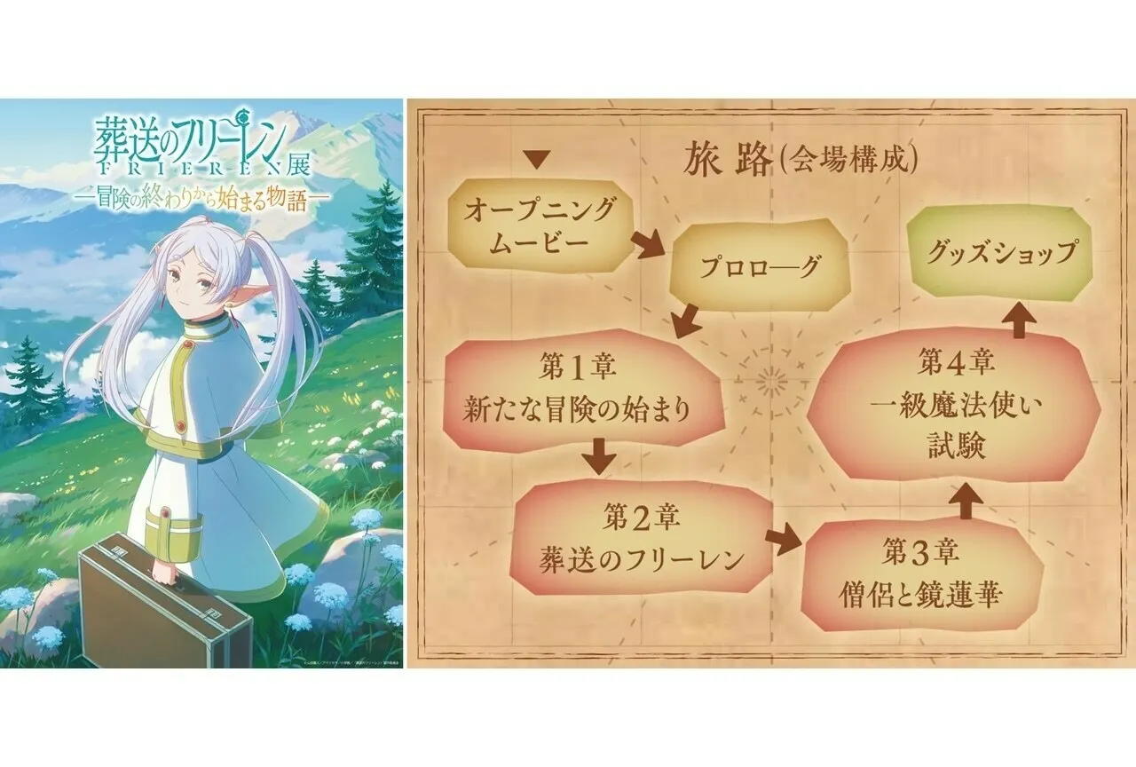 特展「葬送的芙莉莲~从冒险终点开始的故事~」2024年4月25日开展!-第1张图片 特展「葬送的芙莉莲~从冒险终点开始的故事~」2024年4月25日开展!-第1张图片