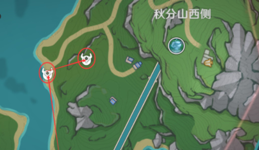 原神泡泡桔采集路线一览 40个点位分布-第13张图片