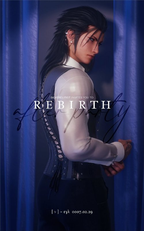 优雅！玩家绘晚礼服版《FF7重生》主角团-第2张图片