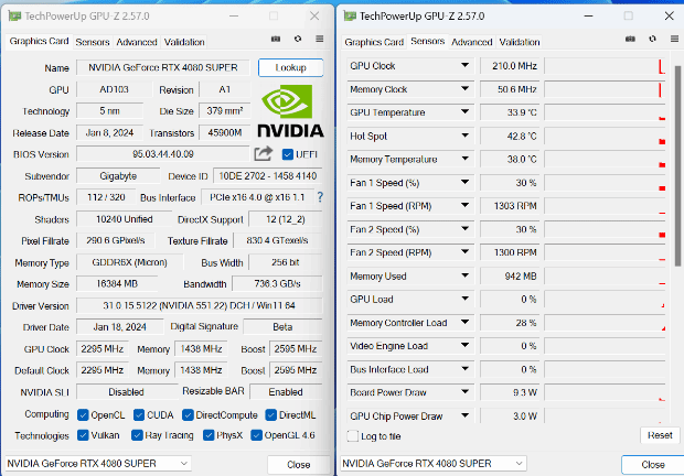 满血规格增加，价格降低。技嘉RTX 4080超级游戏OC魔鹰16G显卡评估-第2张图片