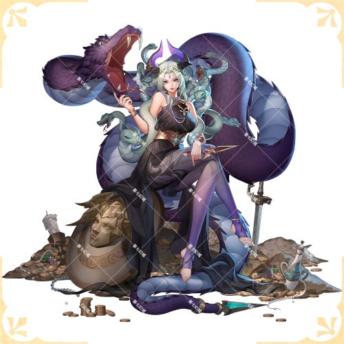美杜莎神格在第七幻想领域的插图书籍-第3张图片