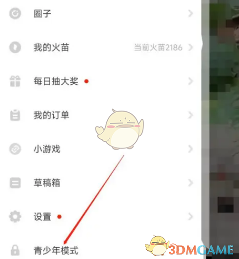 Tik Tok火山版夜间防沉迷模式的设置方法-第3张图片