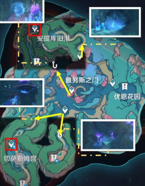 原神诺斯托伊区旧海隐藏地图锚点列表-第3张图片