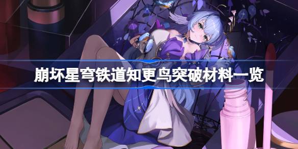 坍塌的星穹铁路中知更鸟的突破性材料列表坍塌的星穹铁路中知更鸟需要哪些材料？-第1张图片