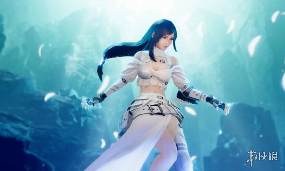 洁白礼服清纯动人！《FF7EC》蒂法羽毛风格服装公布-第2张图片