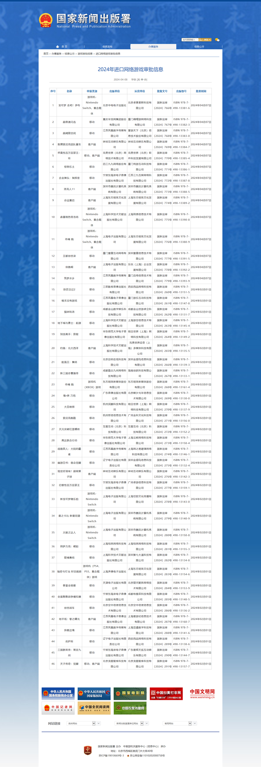 2024年4月进口游戏版号2024年4月进口游戏回顾分享。-第2张图片