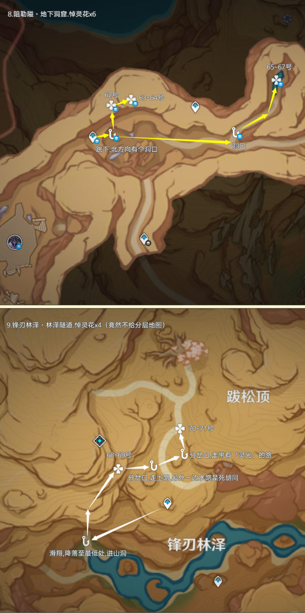 原丧花收集路线一览。最初的悼念花收集在哪里？-第5张图片