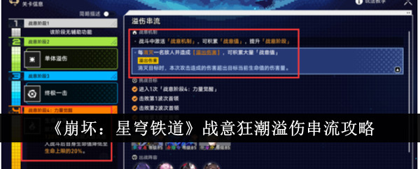 《崩坏:星穹铁路》战斗精神溢出攻略-第1张图片