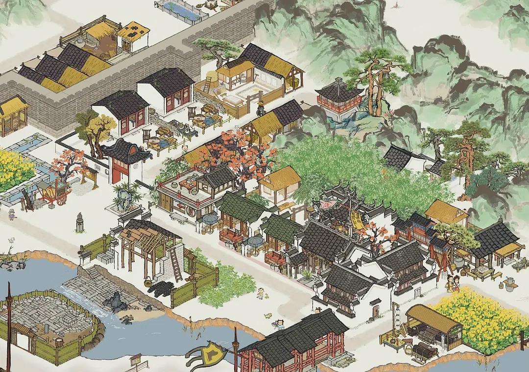 徽州府精美江南百景布局图赏析-第2张图片