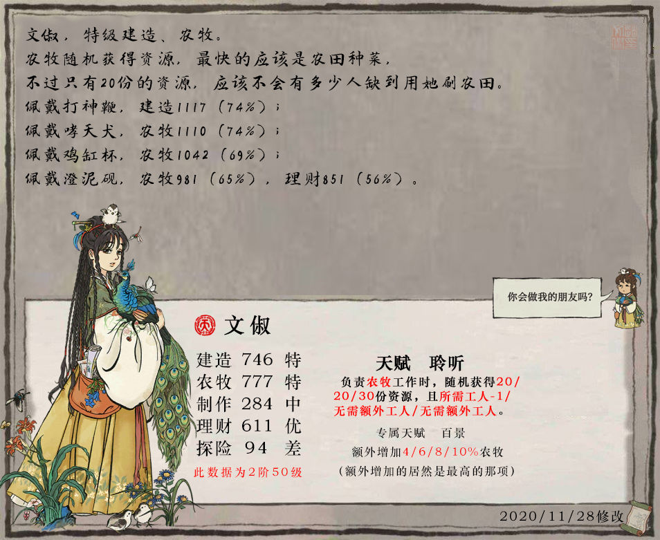 《江南百景图》文学人物深度培养指南-第2张图片