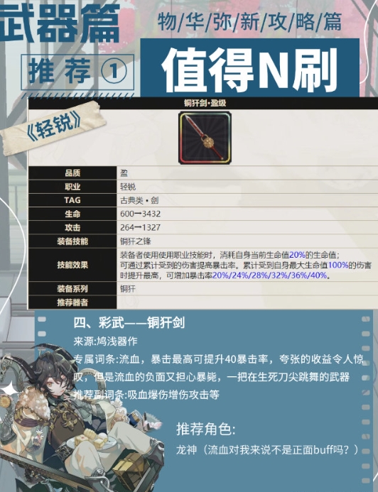 对事物、美、清新、明亮、锐利和色彩的分析以及适用角色的推荐-第5张图片