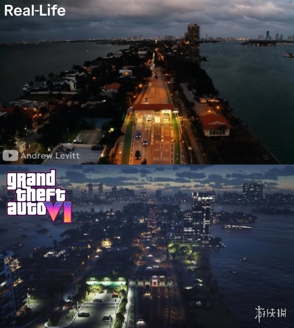 国外大神用现实场景还原《GTA6》预告：含原视频对比-第5张图片