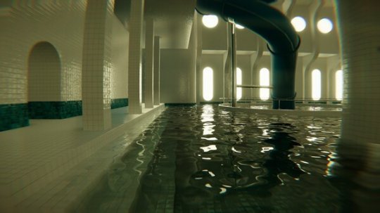 《POOLS》Steam的演示启动了，后面的房间里没有恐怖的UI音乐故事。-第5张图片