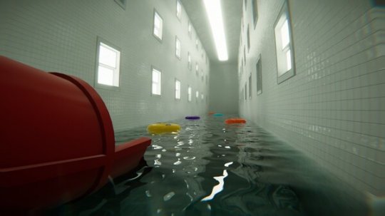 《POOLS》Steam的演示启动了，后面的房间里没有恐怖的UI音乐故事。-第4张图片