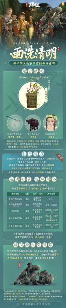 《剑网缘起3》清明经典活动上线新鲜有趣的消息-第1张图片