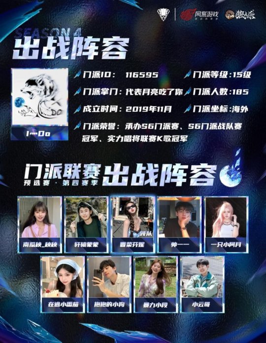夜晚来临，唤醒天空！狼人杀门派联赛第四季资格赛正式开始。-第3张图片