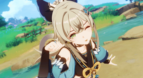 艾什莉体模COS《原神》猫女绮良良 黄发绿眼小尾巴！-第2张图片