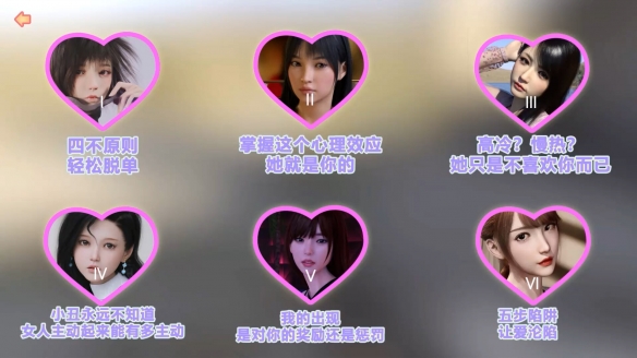 渣男模拟器 《撩妹模拟器：渣男的秘密》上架steam！-第2张图片