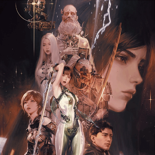 《星刃》黑胶封面艺术图超帅！白毛女引玩家关注-第1张图片